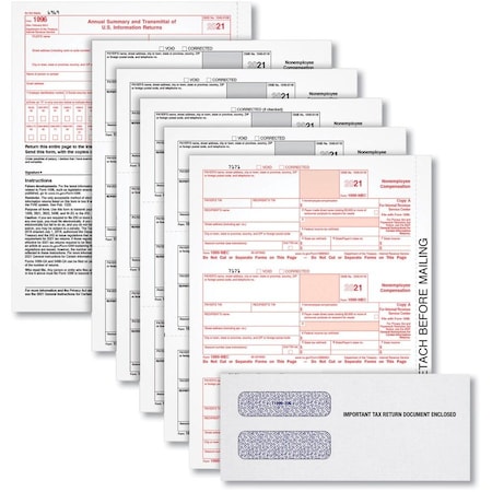 Tops 5Pt Frm, 1099-Nec, 24St/Pk TOP22905KITNEC